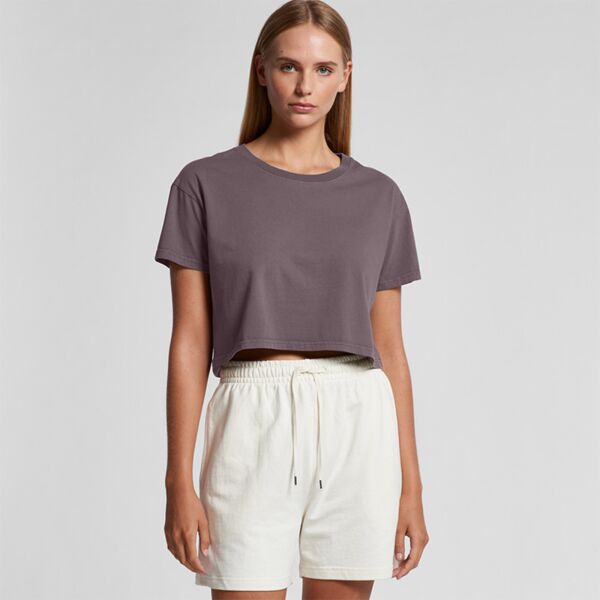 Womens Faded Crop Tee  Thumbnail