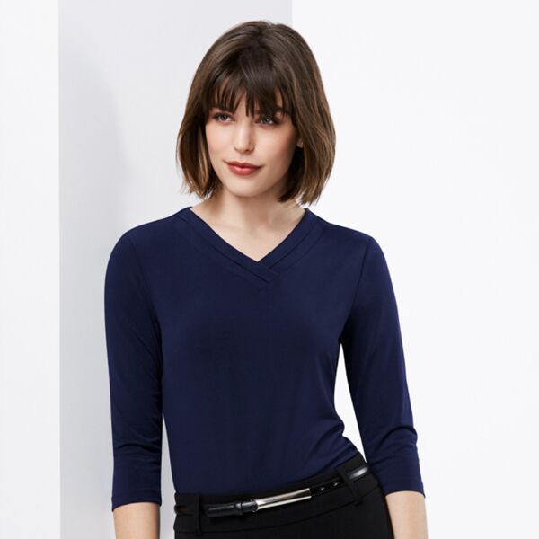 Womens Lana 3/4 Sleeve Top Thumbnail