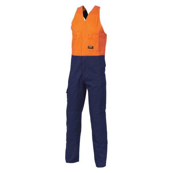 HiVis Two Tone Cotton Action Back Overall Thumbnail